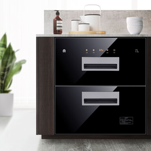 Rongsheng Disinfection Cabinet Embedded Home Kitchen Disinfection Cupboard High Temperature UV Disinfection Cabinet 110L Large Capacity National Subsidy RX02F(A)