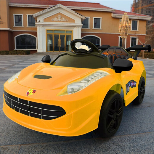 Love children's electric car four-wheel car can sit in a person's remote control car self-driving 1-3 year old children's electric toy car supreme white dual drive + remote control + leather seat