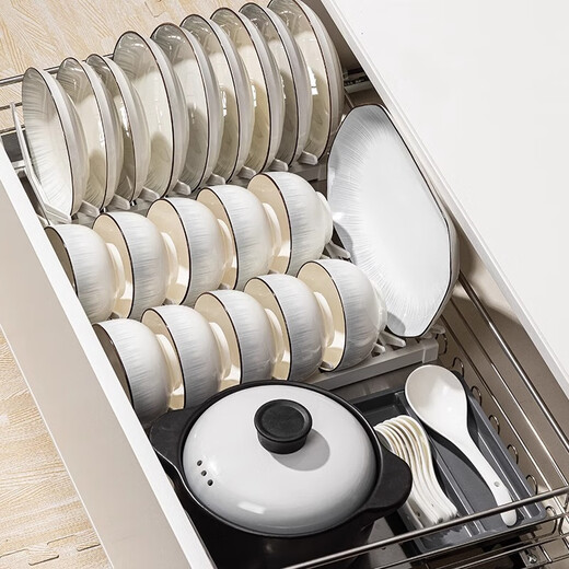 Kangqin (KANGQIN) modern time tableware complete set Internet celebrity new bowl and dish set household high-looking bowl and plate combination housewarming tableware modern time four-person meal with soup bowl 18-piece set