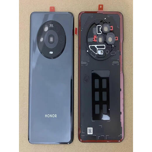 I is suitable for Honor Magic 4pro back cover original disassembly magc4 back shell glass battery cover mobile phone original shell Magic4pro bright black without frame