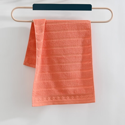 Ctdma pure cotton towel face towel for all seasons, adult men and women, absorbent and lint-free face towel, holiday gift towel, absorbent and soft, one orange