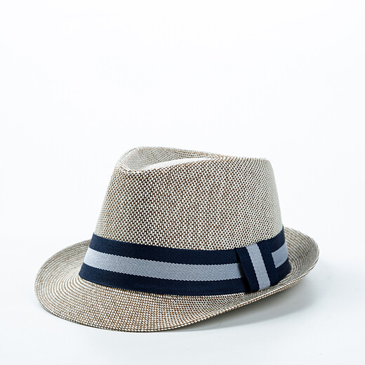 BILLSURF Straw Hat Men's Summer Travel Sun Hat Women's Top Hat Seaside Vacation Hat Travel Sun Protection Sun Hat Jazz Hat Gentleman Top Hat Spring and Summer Khaki Adult One Size