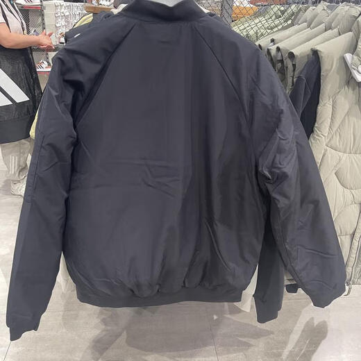 阿迪达斯（adidas）外套男装2025年秋冬季新款运动服梭织防风保暖休闲飞行员夹克 JN4855黑色 L