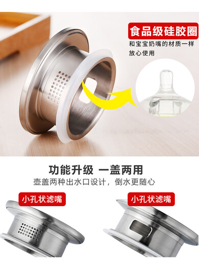 VTyee glass cold water kettle household high-temperature-resistant cold water cup heat-resistant and explosion-proof large-capacity cool white teapot set single-dudu pot 2600ML No Specifications