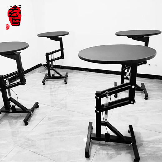 Xuanniao Pet Grooming Table Lifting Rotating Desktop Boom Rope Cat and Dog Shape Shearing Grooming Table Square Can Lift + Rotate 45X60