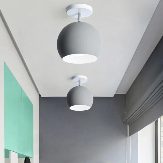 Yilin Nordic Aisle Lighting Modern Creative Personality Entrance Ceiling Balcony Corridor Simple Entry Cloakroom Macaron A Style Classic White + 7 Watt White Light Warm Light Remarks