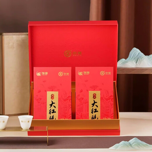 Seeball Tea at679 Premium Dahongpao Special Wuyi Rock Tea Oolong Tee High-End Gift Box Geschenk Tee Geschenk 200g*1 Schachtel (mit Geschenktüte)