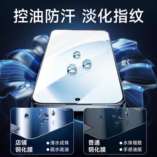 KOOLIFE anti-shattering edge, suitable for realme GT8Pro tempered film, realme GT8 mobile phone film protective film, full screen glass cover, ultra-thin high-definition anti-fall fingerprint