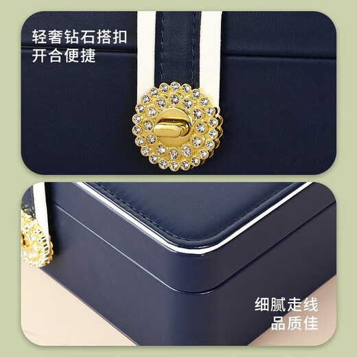 YOUQIN jewelry storage box earrings nails necklace bracelet watch high-end 2022 new anti-oxidation exquisite jewelry box light luxury jewelry box-fashion white
