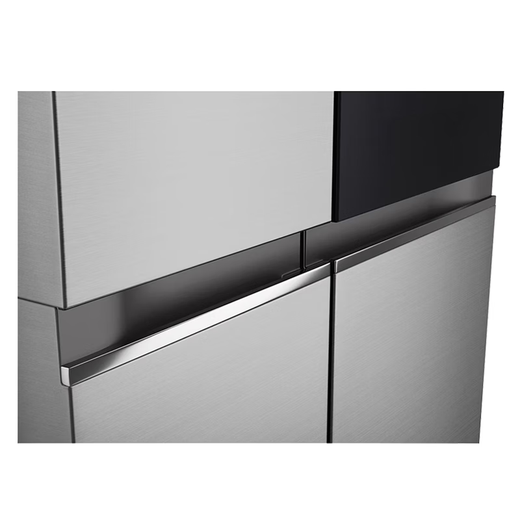
LG655L double door refrigerator, perspective window, multi-dimensional wind curtain, dual-wind system, air-cooled frost-free frequency conversion, large-capacity refrigerator, Xinghe Silver S653MPY33D