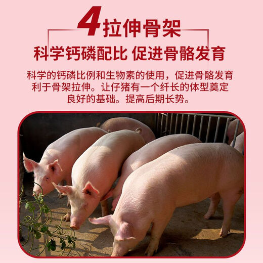 Jin Haoyuan Jin Haoyuan 4% medium pig premix compound feed 40 Jin Jin is equal to 0.5 kg