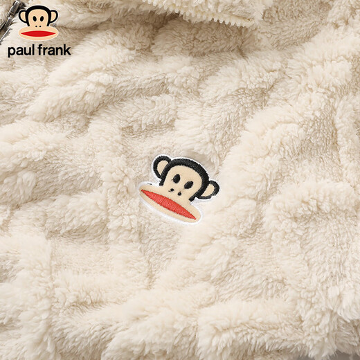 Big Mouth Monkey Big Mouth Monkey Couple Pajamas Winter Coral Velvet Jacquard Plus Velvet Thickened Home Clothes Women's Autumn and Winter Can Be Weared Outer Suit