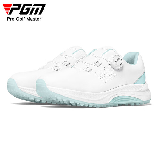 PGM Golf Frauen-Sneaker Frauen wasserdichte Knopf-Shoelaces, um die Größe zu erhöhen und Frauenschuhe nicht rutschfeste Frauen-Sportschuhe XZ403-Mint White 38 38