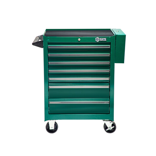 Shida tool cart drawer type auto repair tool storage cabinet multi-functional mobile car repair hardware cabinet with wheels 95109/8 drawer cabinet type tool cart
