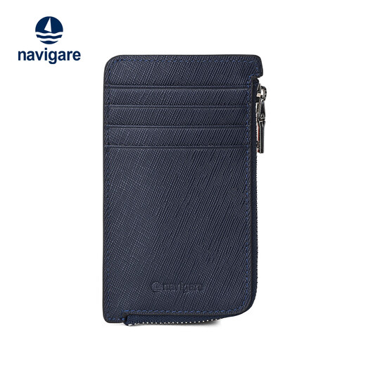 NAVIGARE Italian small sailing ship card holder ID storage bag card slot men's business card holder birthday gift blue-N4A509-041103G
