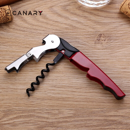 Kangzhirun Thickened Seahorse Knife Stainless Steel Red Wine Bottle Opener Home Wine Opener Bottle Opener Beer Opener Bird Wine Knife Black