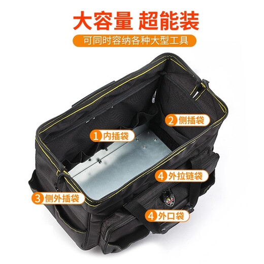 FASITE tie rod tool kit repair carpentry special large capacity multifunctional canvas durable installation black