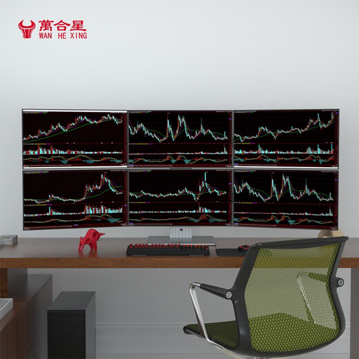 WAN HE XING WAN HE XING multi-screen computer six-screen professional stock traders use one multi-screen stock and foreign exchange futures assembly computer Master Edition 15th Generation U7 64G 2000G丨Aesthetic Bracket 24-inch HD Monitor Full Set (Door Installation Included)