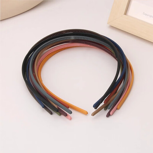 Zuoou headband women's 2025 new style thin style simple thin edge narrow version broken hair press hairpin headband hair bundle hair hole hair accessory khaki + dark coffee + black