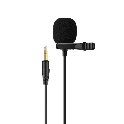 Aodemao lavalier microphone wired 3.5mm laptop desktop computer type-c network conference game live broadcast with goods noise reduction USB chest microphone 3.5mm 3-section interface