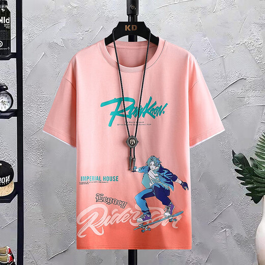 Boledi Boys 'Boys' Summer Camiseta de manga corta Summer de 12-15 años de edad de 12-15 años de algodón de algodón media manga 14 de la escuela secundaria de secundaria