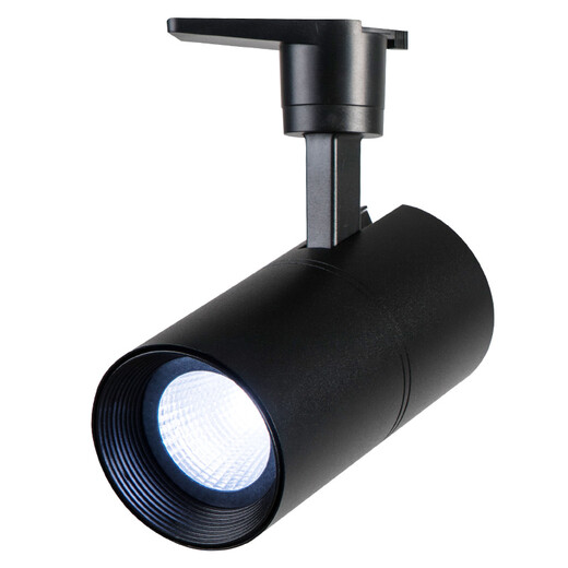 Projecteur LED sur rail super lumineux pour fruits, légumes, porc et produits frais, spécial magasin commercial 220 V type rail tout en aluminium COB éclairage sur rail zone de viande fraîche lumière rouge vif 30 W coque noire et blanche