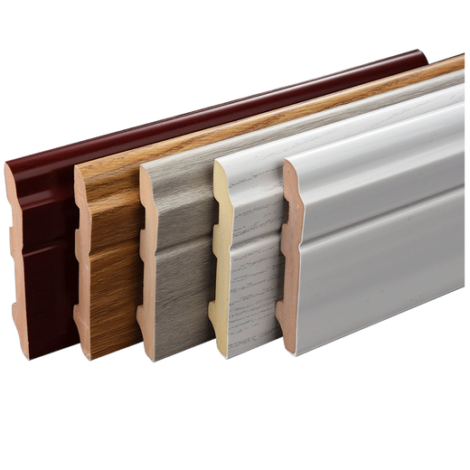 
ZFP (ZFP)ZFP waterproof PVC skirting line bamboo wood fiber super solid wood base line wall sticker wood plastic corner line 10 cm can be soaked in water 10 cm 9905