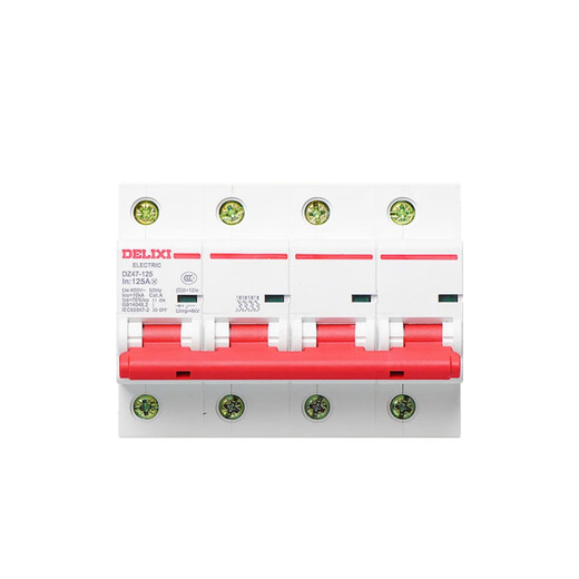德力西空开断路器三相电总闸四线380V大功率125A安空气 125A 4p 4p