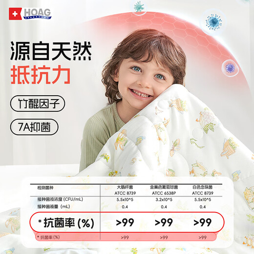 Hoag (Hoag) baby quilted quilt winter pure cotton universal baby quilt autumn and winter blanket kindergarten children's quilt for all seasons Miracle Christmas Eve winter quilt 150x200cm