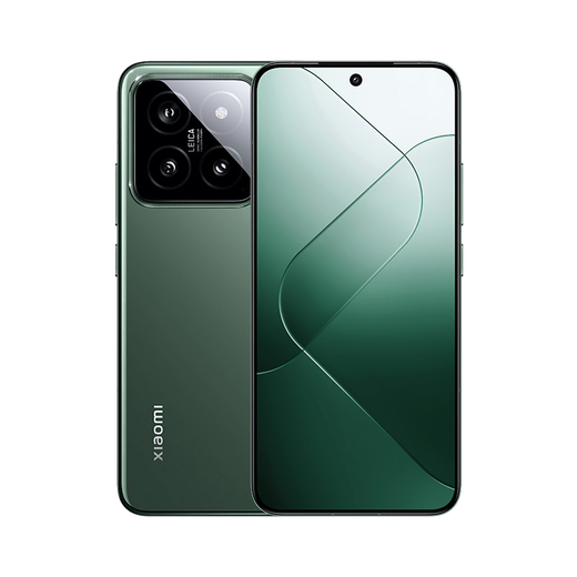 Xiaomi 14 Leica Image Flaggschiff Mobiltelefon Das Papier -Betriebssystem Blitzladung Snapdragon Leichtes Snow -Screen -Snow Mountain Pulver 12 GB+256 GB [offizieller Standard]