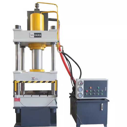 Four-column hydraulic press 100t200t315t400t630 tons small bearing stretch forming hydraulic press dark green 10 tons hydraulic press deposit (contact customer service for equipment parameters and prices)