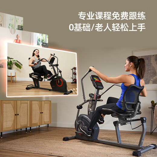 SUNNY American exercise bike home horizontal limb linkage smart spinning upper and lower limbs elderly sports fitness equipment limb linkage | exercise courses | no plug-in