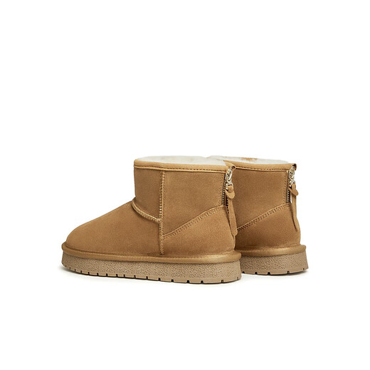 Tianmeiyi snow boots women's shoes mall same thick-soled short boots casual warm women's boots CNA41DD3 brown 39