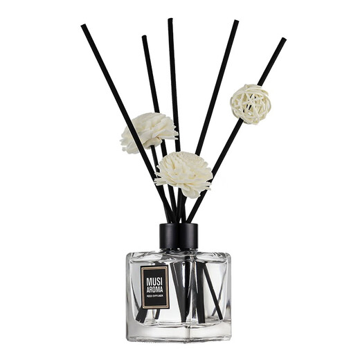 Musi Fireless Aromatherapy Essential Oil Home Bedroom Hotel Fragrance Living Room Toilet Deodorizing Rattan Aromatherapy Bottle 150ml Sangolila
