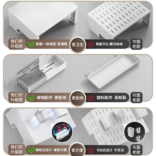 Duopeng gas water heater shielding cover perforated plate without punching hook pipe covering storage wall ugly decorative supplies no hole dustproof -38*30*15