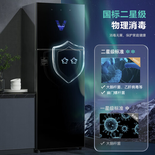 VATTI Disinfection Cabinet Household Vertical Large Capacity Canteen Restaurant Commercial Drying High Temperature Two-Star Kitchen Tableware Disinfection Cupboard National Subsidy ZTP168-GB101