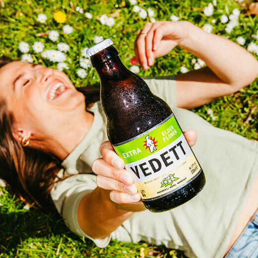 VEDETT elderflower craft beer 330ml*6 bottles Belgian style fruity white beer OCC