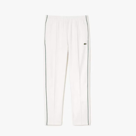 Crocodile (LACOSTE) Exquisite and Comfortable Piqué Cotton Men's Versatile French Paris Color Block Pants Men's Sweatshirts and Sports Pants XH1412 White S - 3