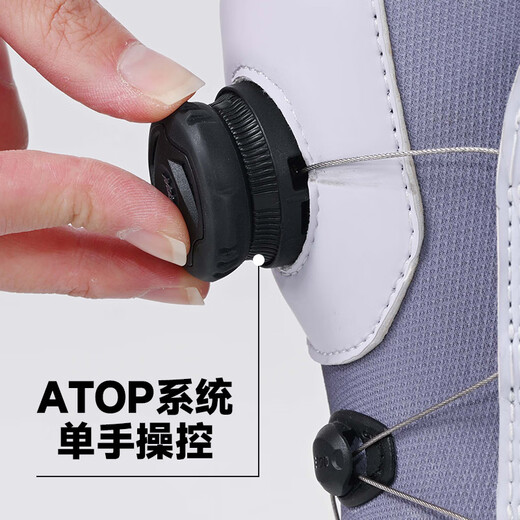 NOBADAY New Year of the Snake snowboard shoes for men and women, waterproof and warm, professional shock-absorbing anti-ski boots, fashionable, elegant white 37