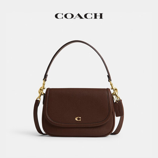 COACH Gift New Women's Classic LEGACY Shoulder Bag Crossbody Bag Genuine Leather Winter Women's Bag B4/Maple Leaf Color