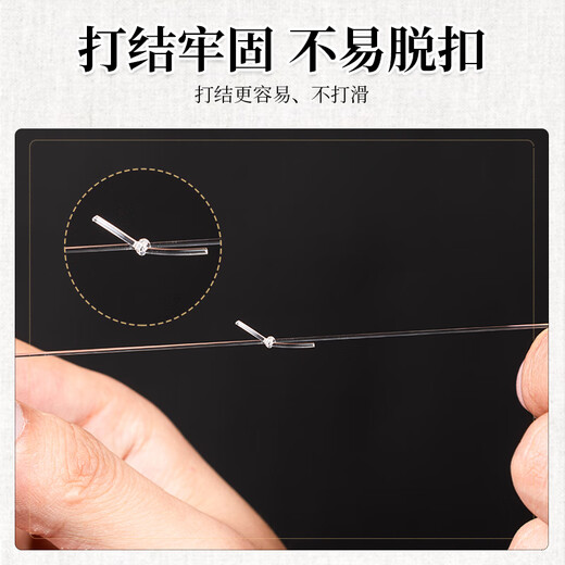 Luolanmei (LUOLANMEI) imported bracelet elastic rope beaded cultural toy rope bracelet wear-resistant crystal beads special high-end transparent brown / 0.8mm no Specifications