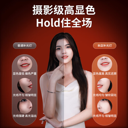 Shuotu live photography led fill light spherical constant bright lighting shooting live lighting professional live studio studio photography equipment special soft light beauty lighting