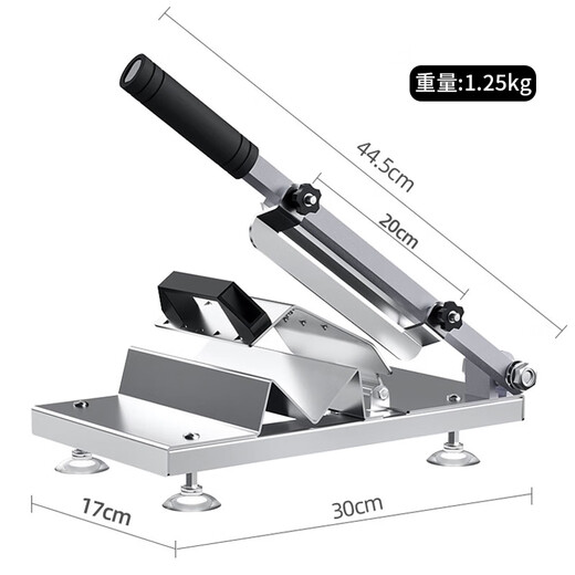 Baijie 304 stainless steel meat slicer beef and mutton roll slicer household machine meat slicer slicer slicing artifact