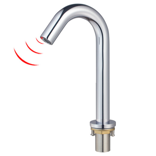 Guyuan Copper Induktion Wasserhahn Krankenhaus Labor Vollautomatisch intelligent intelligentes Wasserhahn Batterie Plug-in Eines kaltes Wasser kaltes Wasser 6172Ab Medium eines kaltes Wasser