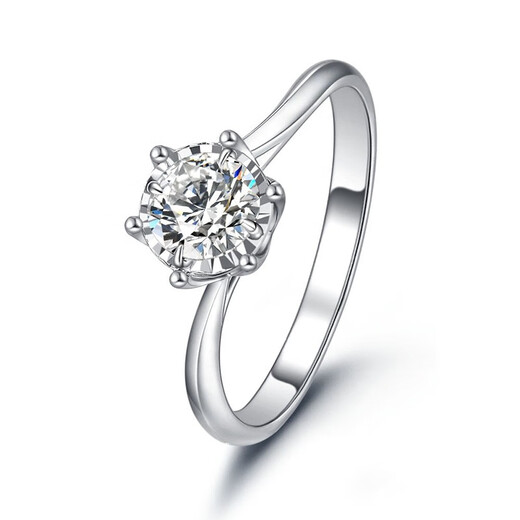 AVHE Platinum Ring Platinum Couple Ring Diamond Ring Cultured Diamond Artificial Request Platinum Wedding Gift for Chinese Valentine’s Day Wife Twist Arm Diamond Ring-1 Carat D Color/VVS No. 9-20 Circle Can Remark