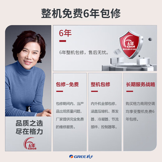 Gree Enterprise Procurement Central Air Conditioning 2 HP, 3 HP, 5 HP Ceiling Units, Frequency Heating and Cooling Commercial Office Embedded Ceiling Air Conditioning Patio Unit Regular Invoice Trade-In 3 HP First Class Energy Efficiency Variable Heating and Cooling 220V Recommended 30-40m2