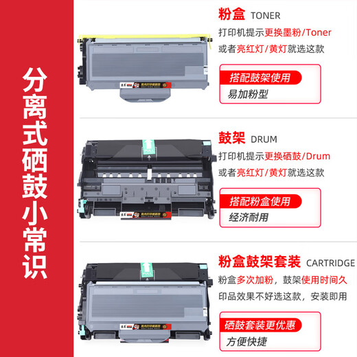 Jingsheng gilt für Brother MFC-7340 Drucker Tonerkartusche MFC7340 Tintenpatrone Schwarz-Weiß-Laser-Multifunktions-All-in-One-Gerät 7340 Tonerkartusche Tonerkartusche Standardversion Tonerkartusche 3000 Seiten