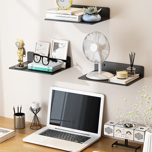 YouQin projector rack wall bracket router placement rack wall-mounted TV set-top box punch-free storage box