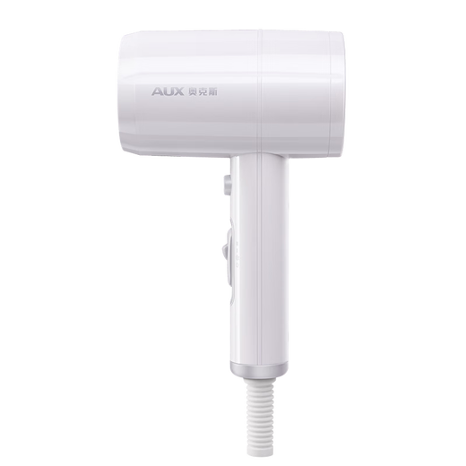 AUX Hair Dryer Home Negative Ions Will Not Damage Hair 1800W High Power High Wind Dormitory Hair Dryer Mini Small Portable Hot and Cold Wind Hair Dryer Gift Pearl White Upgraded Negative Ion Model