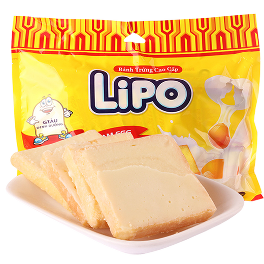 Lipo original rusks 260g/bag snack gift pack Vietnamese imported biscuits travel picnic